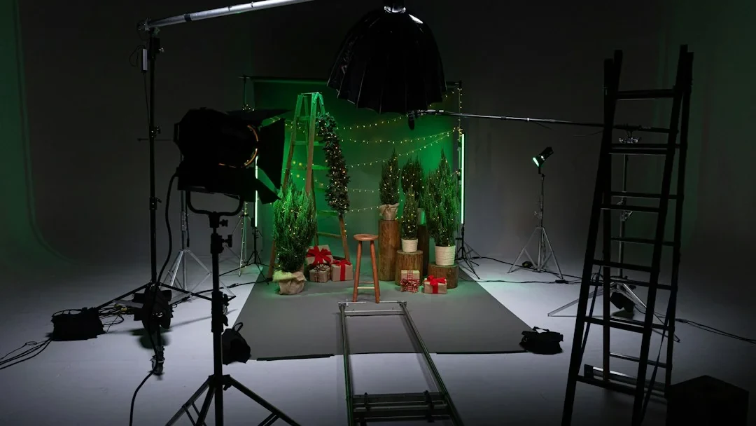 Espace studio pour une séance photo ou une production vidéo