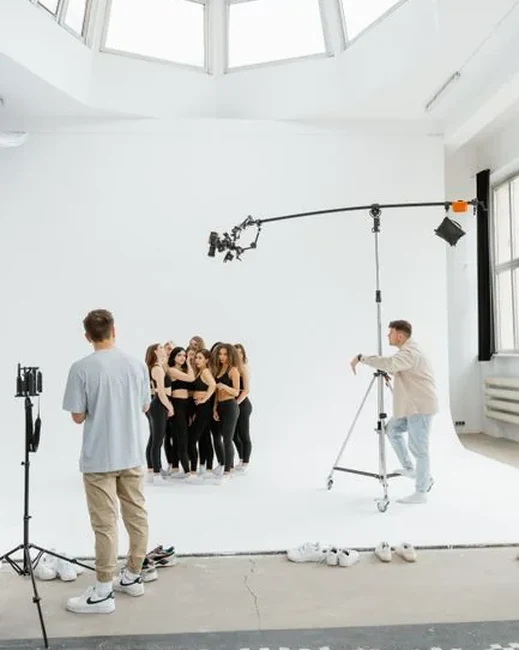 Espace studio pour une séance photo ou une production vidéo