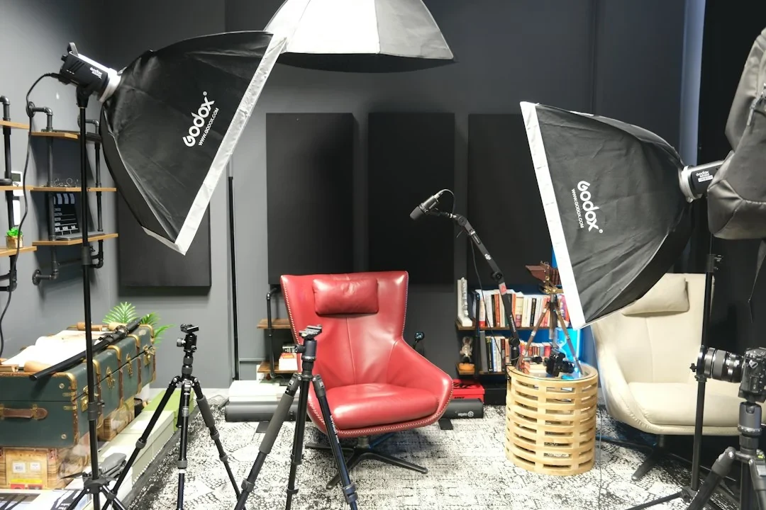 Espace studio pour une séance photo ou une production vidéo